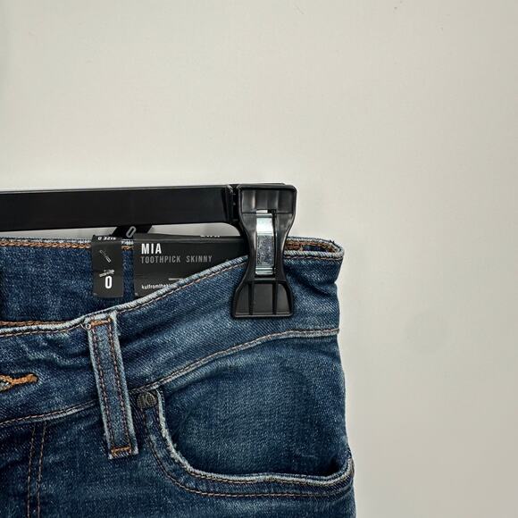 KUT FROM THE KLOTH NWT High Rise Mia Toothpick Skinny Jean // 0 - Picture 4 of 9